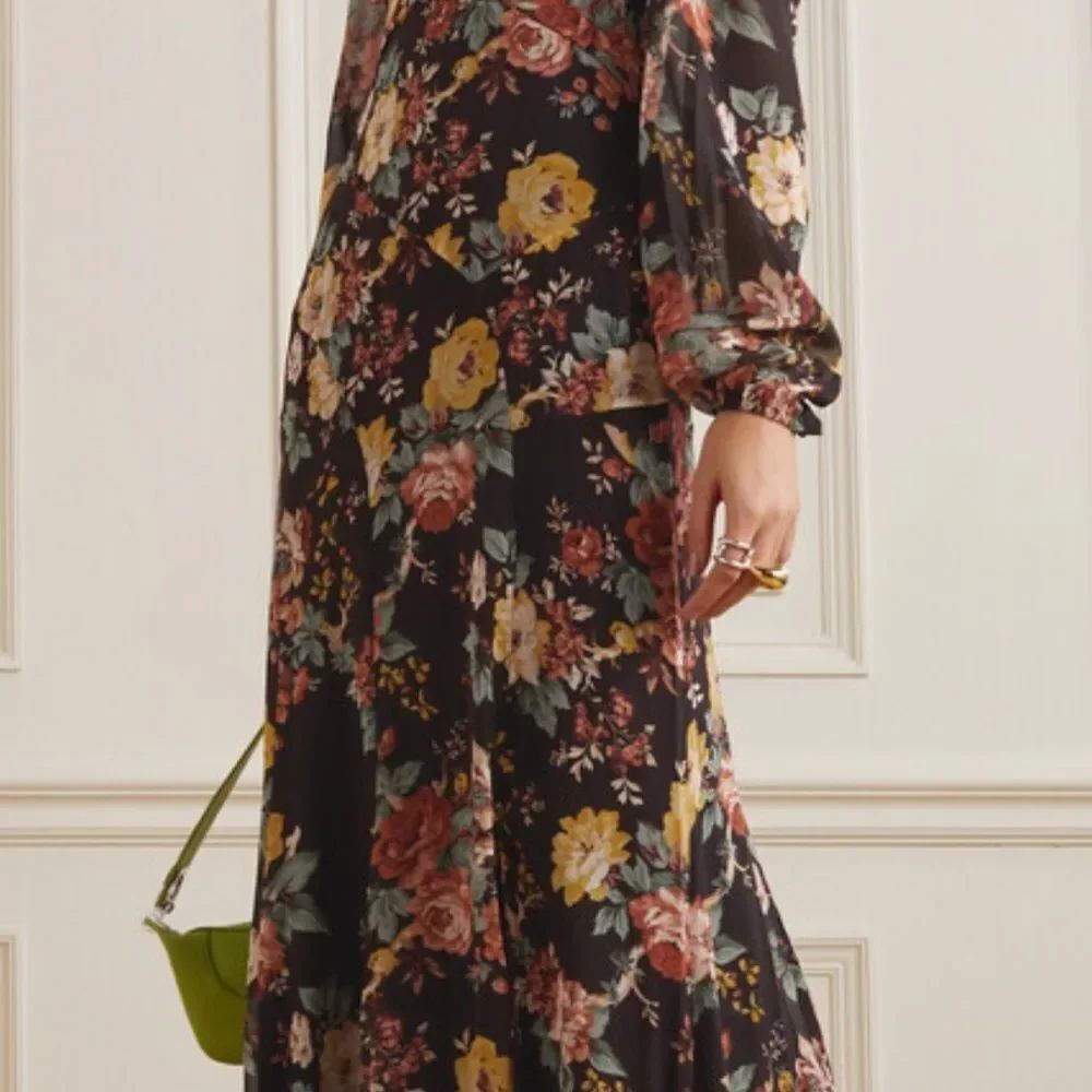 Veronica Beard Floral Black Dress